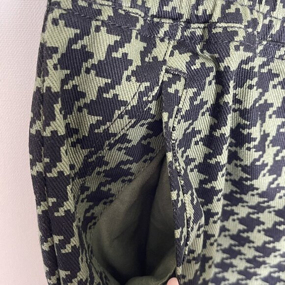 IVY PARK Joggers Kids Medium 11-12Y Houndstooth Denim Pants Black Green New - Picture 8 of 14